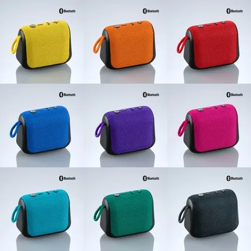 Enceinte Bluetooth Compacte Personnalisable avec Boucle d'Attache