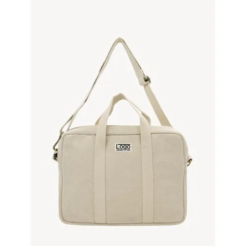 Sacoche Ordinateur 15" Jute Bio GOTS - Personnalisable