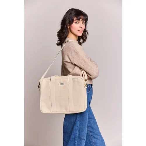 Sacoche Ordinateur 15" Jute Bio GOTS - Personnalisable