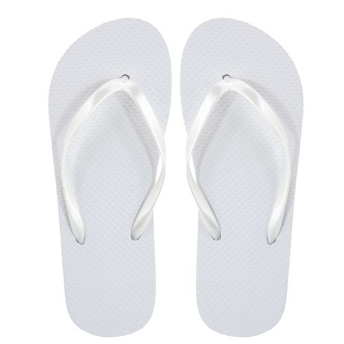 Tongs Femme Blanches Personnalisables - Lot de 12 Paires Assorties