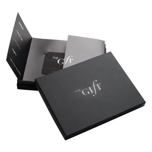 Carte Cadeau Cristal Personnalisée - Bon Cadeau Premium Blanc