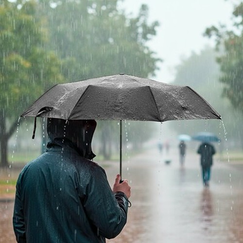 Parapluie Pliant Manuel Personnalisable 8 Panneaux - Ø96 cm