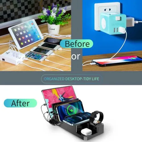 Station de Chargement Multifonction 7-en-1 Personnalisable