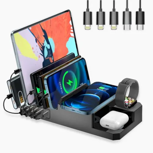 Station de Chargement Multifonction 7-en-1 Personnalisable