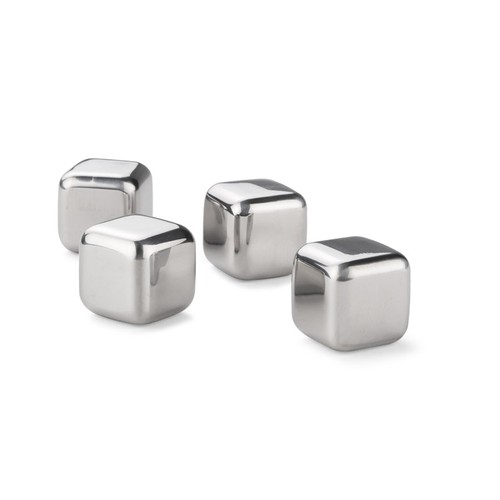 Cubes réfrigérants réutilisables en inox - Cadeau d'entreprise premium