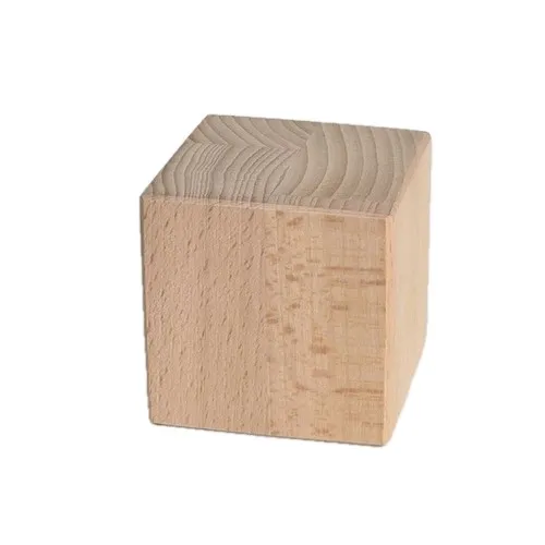 Cube Trophée en Hêtre Massif Français - Gravure Laser Personnalisée