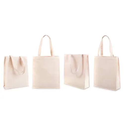 Sac shopping en coton avec soufflet personnalisable par sérigraphie