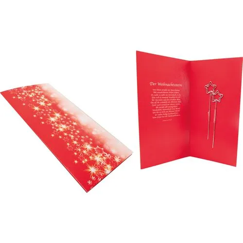 Carte de Vœux Sucre d'Orge Personnalisable - Cadeau Client Original