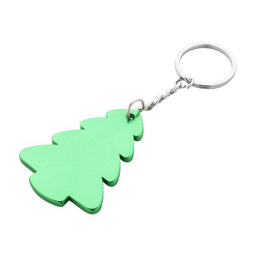 Porte-clés Sapin Écologique en Aluminium Recyclé Personnalisable