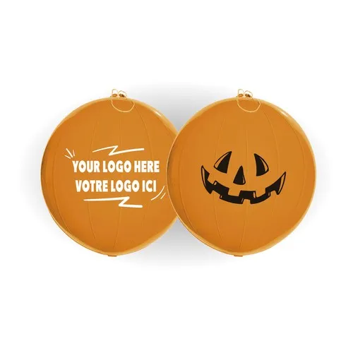 Punch Ball Personnalisés Rose Néon - Sérigraphie Recto-Verso