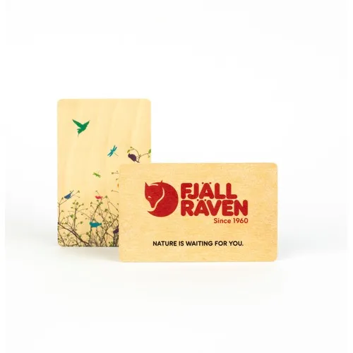 Carte de fidélité en bois personnalisée - Bouleau FSC certifié