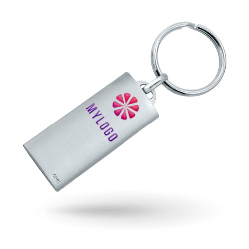 Porte-clés Totem 3D en Zamac - Personnalisable par Sérigraphie