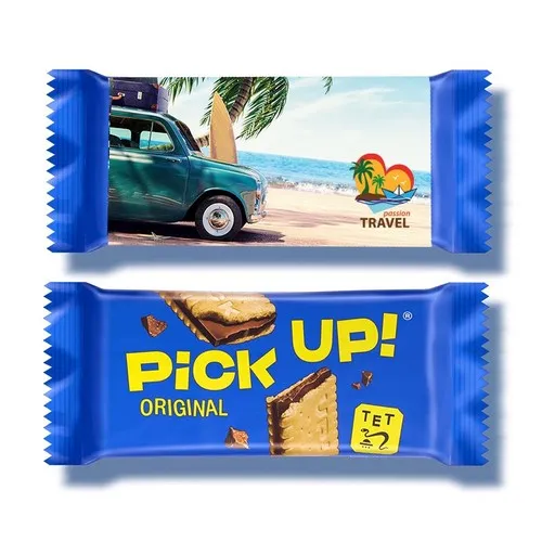 Mini Pick Up (biscuits fourrés) avec pochette imprimée