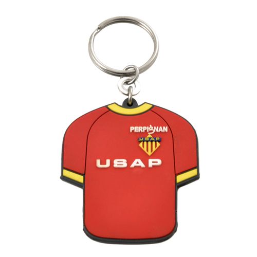 Porte-clés PVC souple 2D personnalisable 2 faces - Forme sur mesure