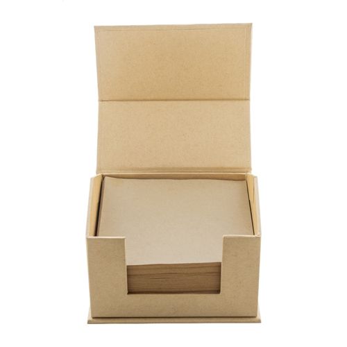 Distributeur de Notes Écologique Forme Maison avec Mémos Autocollants
