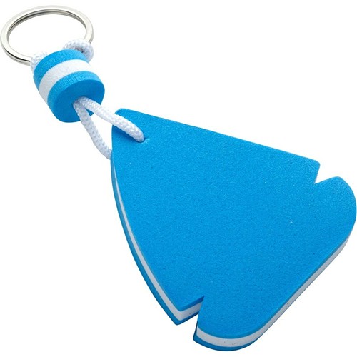 Porte-clés flottant voilier personnalisable - Sérigraphie