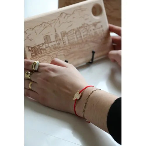 Bracelet en bois personnalisable Made in France - Fabrication solidaire