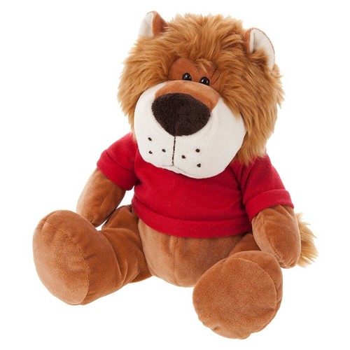 Peluche Lion avec T-shirt Personnalisable - Cadeau Publicitaire Original