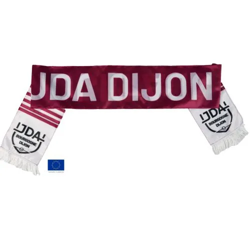 Écharpe Personnalisée en Polyester Satiné - Impression Quadri Recto-Verso