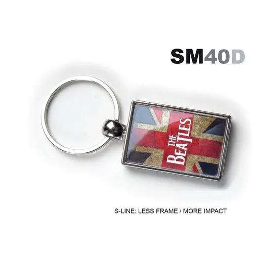 Porte-clés Métallique Rectangulaire Personnalisable ZAMAC