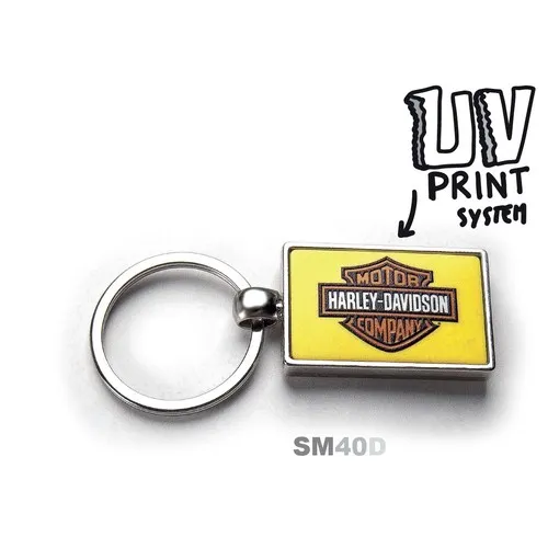 Porte-clés Métallique Rectangulaire Personnalisable ZAMAC