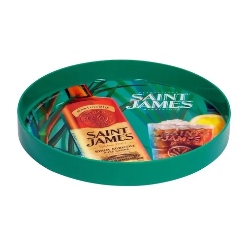 Plateau de Service Rond Personnalisable - Ø323mm Antidérapant