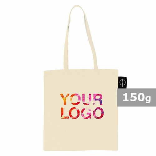 Sac Shopping Coton Organique GOTS Personnalisable | Longues Anses