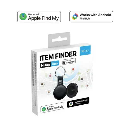 Mili LiTag Duo Localisateur d'objet compatible Android et Apple