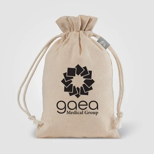 Sac Cadeau Coton Recyclé 110g Personnalisable - Format Moyen