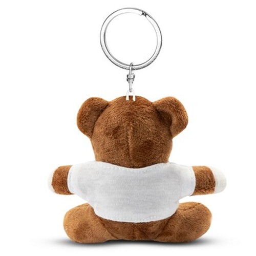 Porte-clés Ours en Peluche avec T-shirt Personnalisable