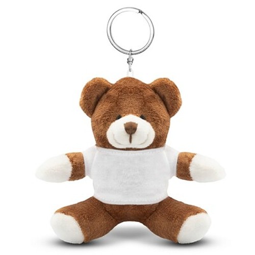 Porte-clés Ours en Peluche avec T-shirt Personnalisable