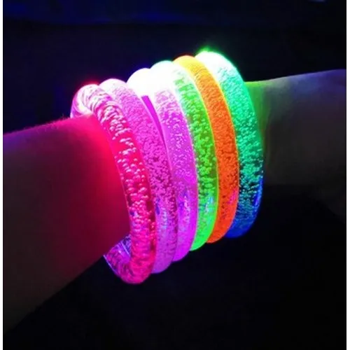 Bracelet LED Lumineux 6 Coloris - Personnalisable par Sérigraphie