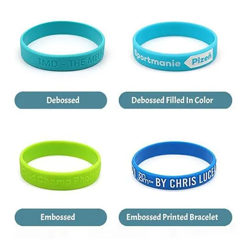 Bracelet Silicone Personnalisable - Marquage Logo Entreprise