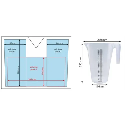 Gobelet doseur Smart 3000 ml