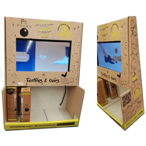 Présentoir vidéo personnalisable avec écran LCD - Dès 1 exemplaire