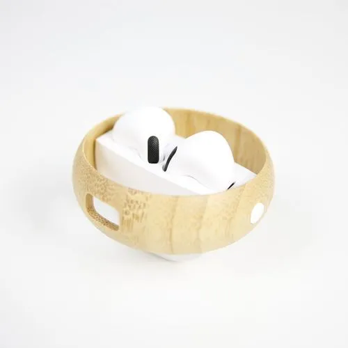 Ecouteurs Bluetooth LOOP Bambou Blanc