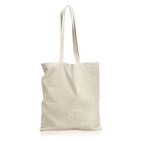 Sac Shopping Coton 105g Personnalisable - Longues Anses