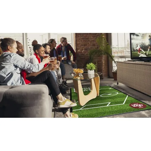 Tapis d'entrée personnalisé football - Fabrication allemande premium