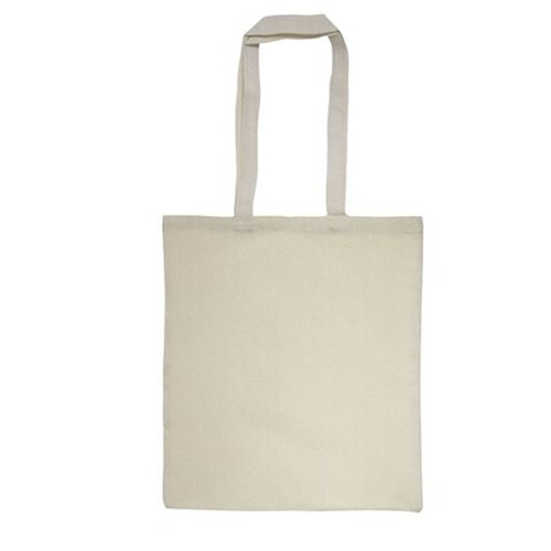 Sac Shopping Coton 180g Personnalisable avec Anses Longues