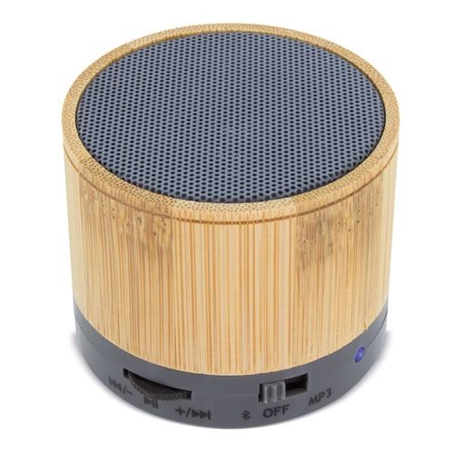 Enceinte Bluetooth Bambou Personnalisable - Cadeau Entreprise Écologique