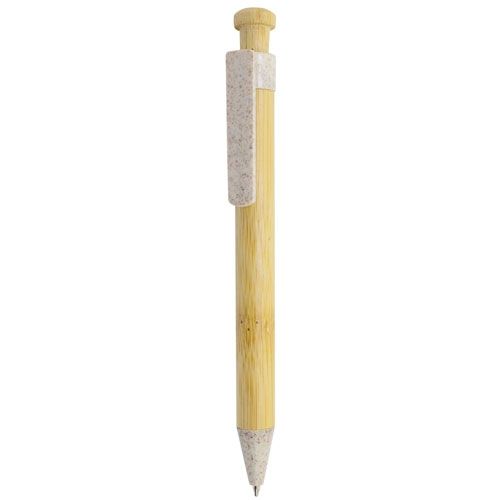 Stylo Bille Écologique Bambou et Fibre de Blé Personnalisable