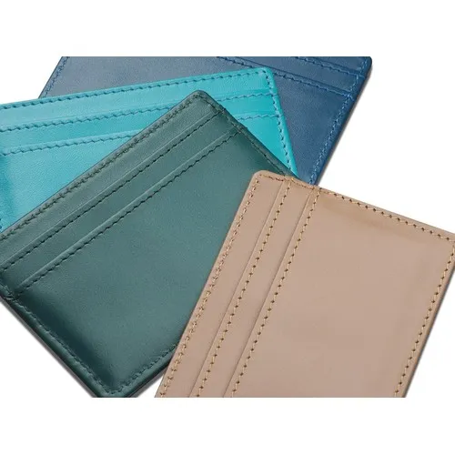 Étui porte-cartes personnalisable en cuir Italia - 4 compartiments