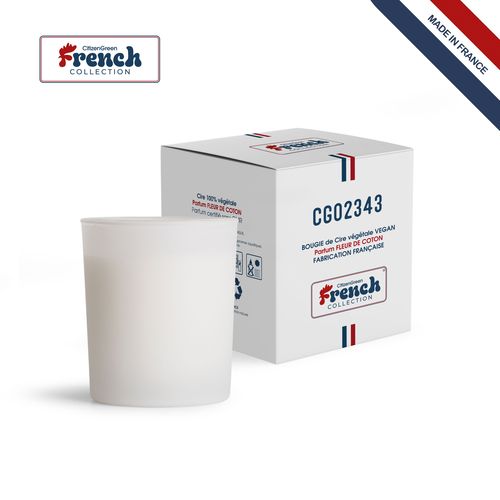 Bougie végétale personnalisable 140g - 30h - Fabrication française