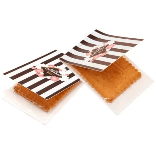 Biscuit en carte pliée