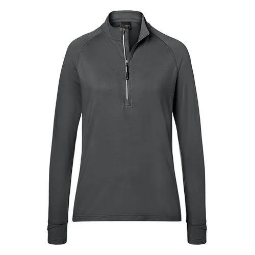 T-shirt sport femme demi-zip