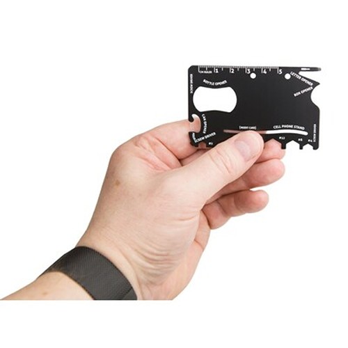 Outil multifonction 9-en-1 personnalisable | Carte de poche