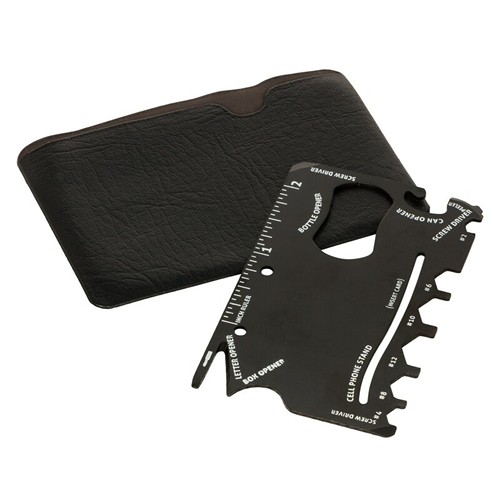 Outil multifonction 9-en-1 personnalisable | Carte de poche