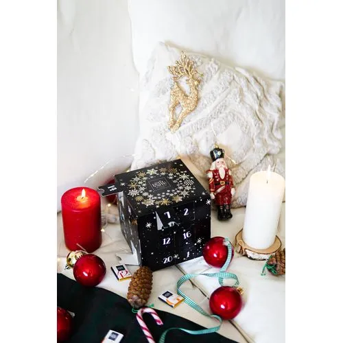 Calendrier de l'Avent Cubique Chocolat Personnalisé 120g