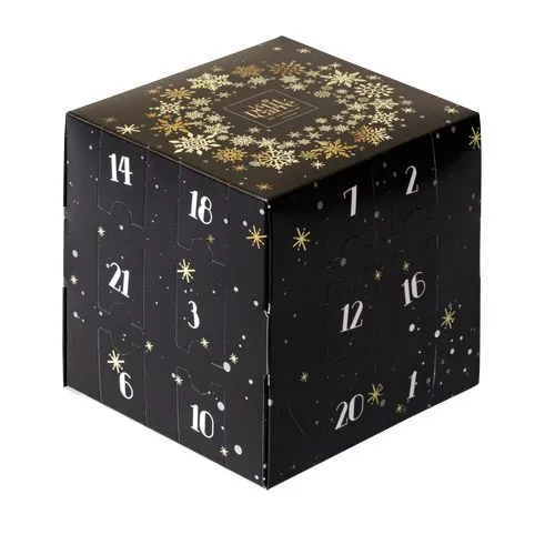 Calendrier de l'Avent Cubique Chocolat Personnalisé 120g