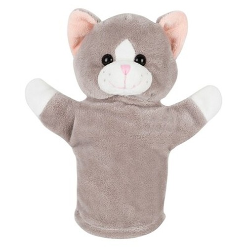 Marionnette Chat Personnalisable - Peluche Publicitaire 23 cm